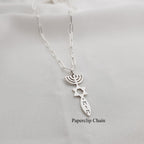 Star of David Menora Necklace