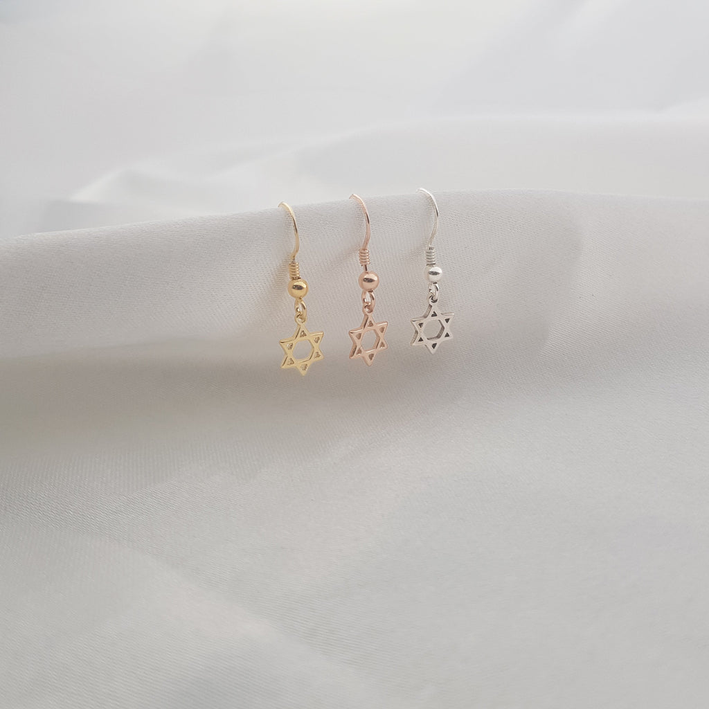 Magen David Dangle Earrings (Pair)