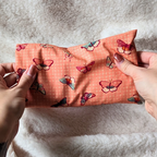 Weighted Eye Pillow - Fluttering Lattice by Two Birds Eco Shop