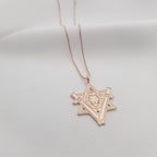 Star of David Lion Necklace