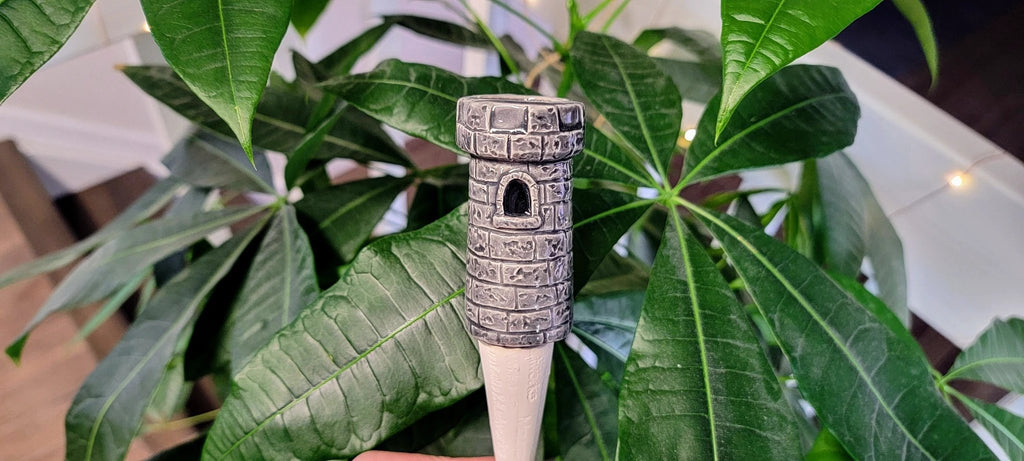 Small Turret Castle Watering Spike by Mountain Mudworks