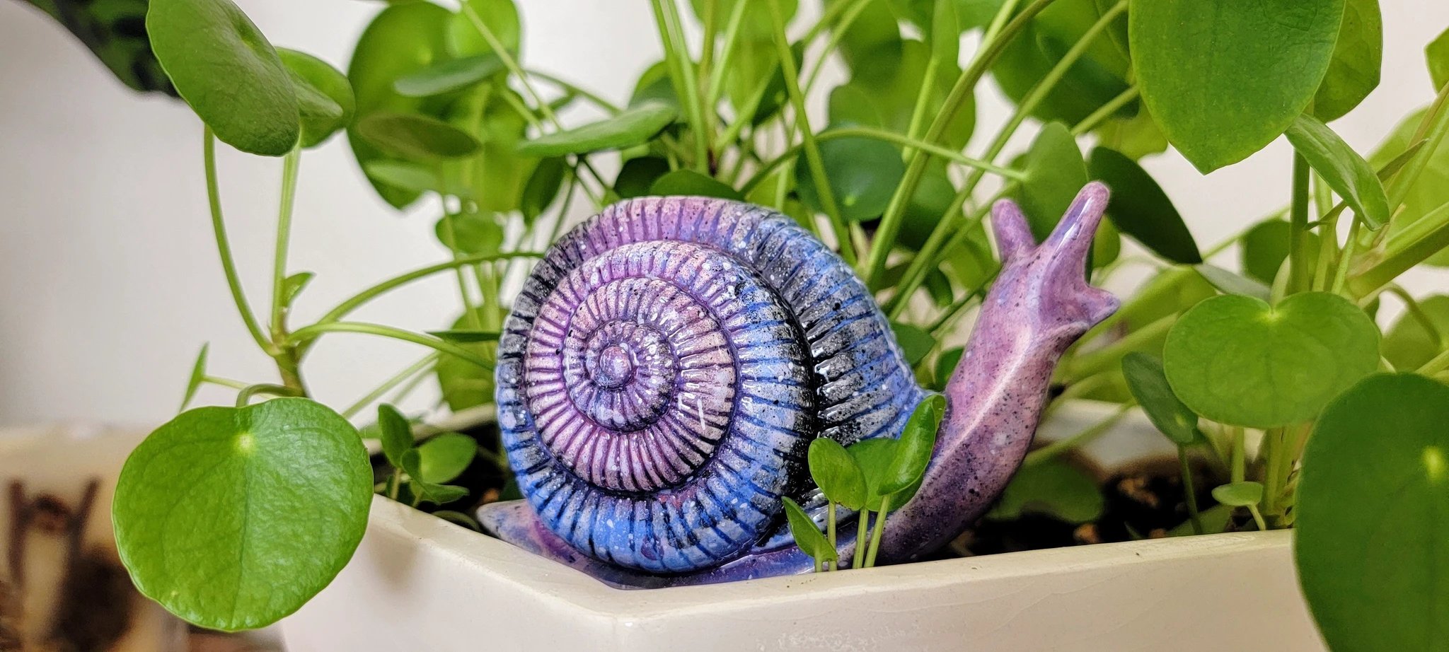 Snail Watering Spike by Mountain Mudworks