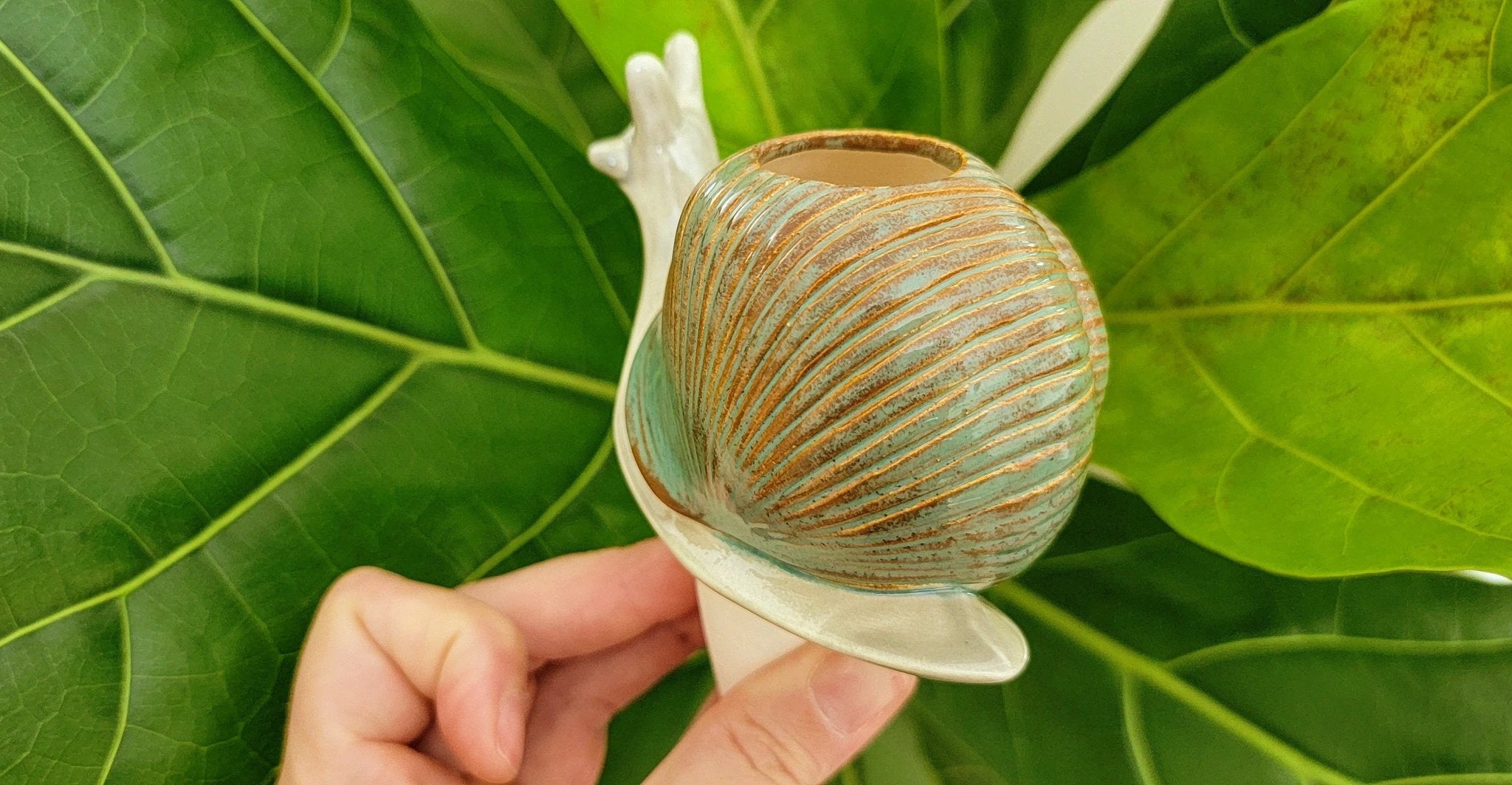 Snail Watering Spike by Mountain Mudworks