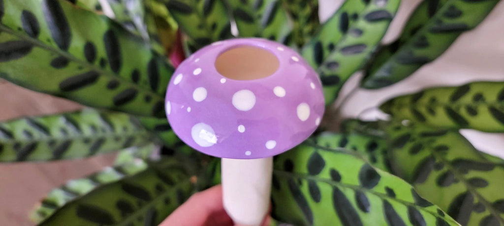 Large Mushroom Watering Spike by Mountain Mudworks