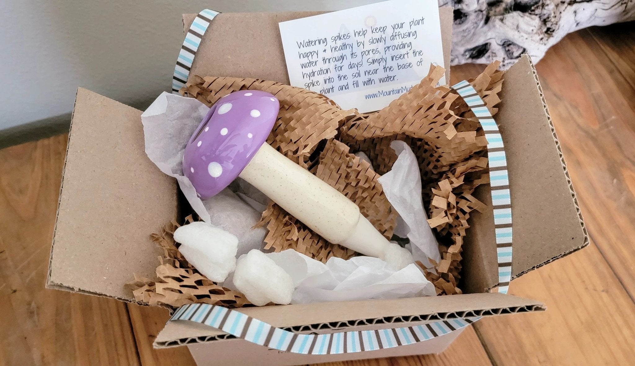 Large Mushroom Watering Spike by Mountain Mudworks