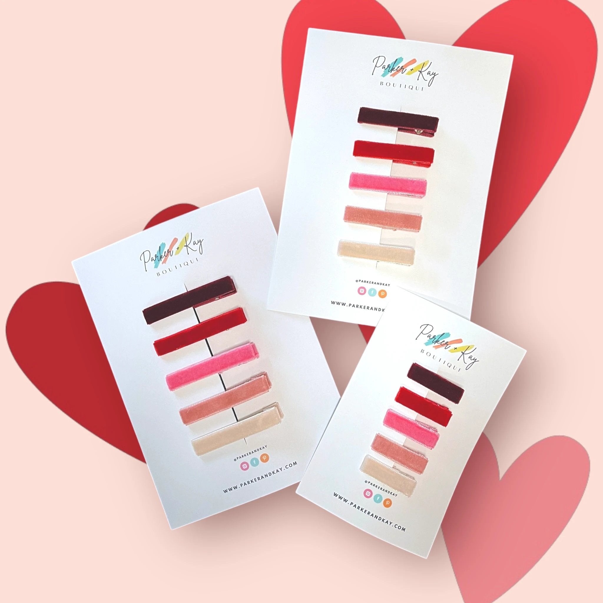 Velvet Bar Clip Set by Parker + Kay Creative