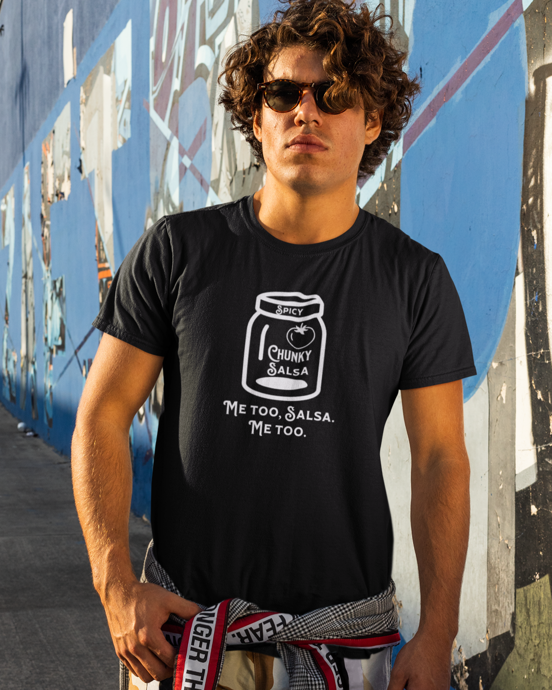 Spicy Chunky Salsa, Me Too T-shirt | Latino Pride Funny Viral Tees | 3 Colors