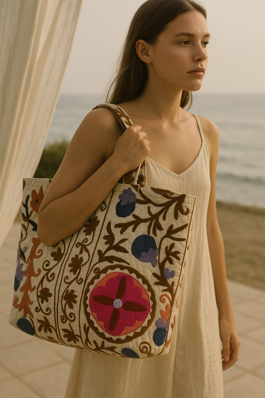 PomeGranadas Suzani Tote Bags