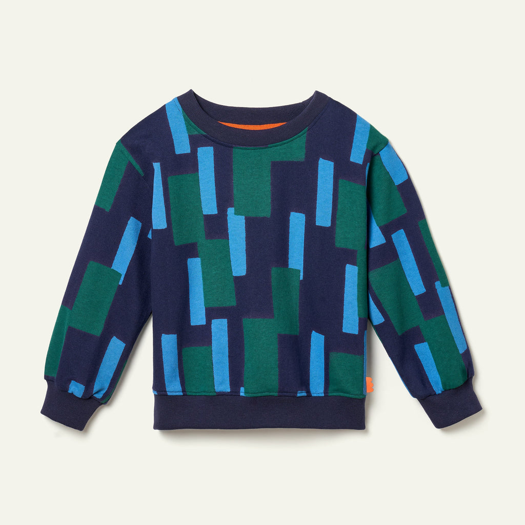 Blue Block Sweatshirt