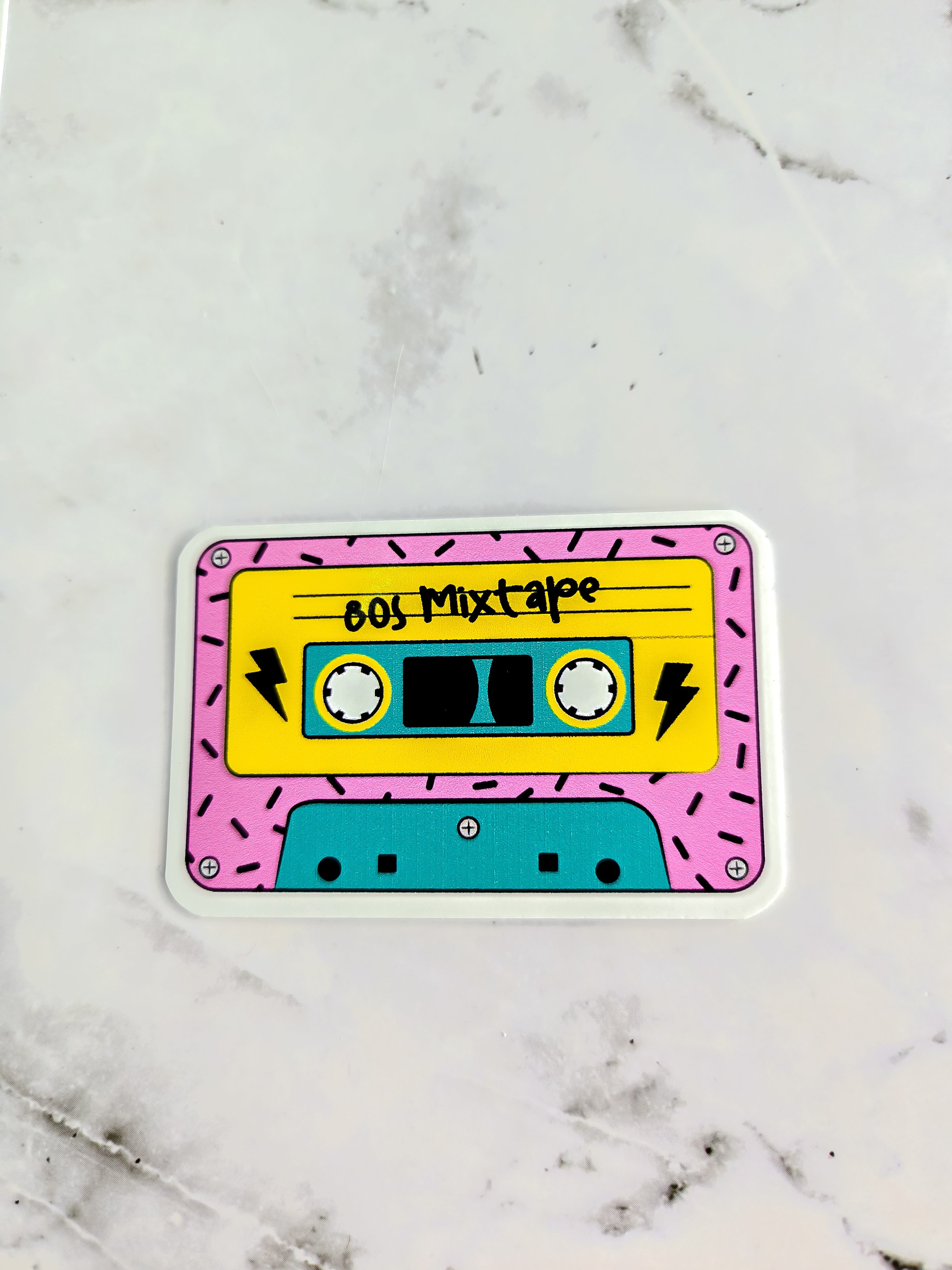 80s mixtape sticker