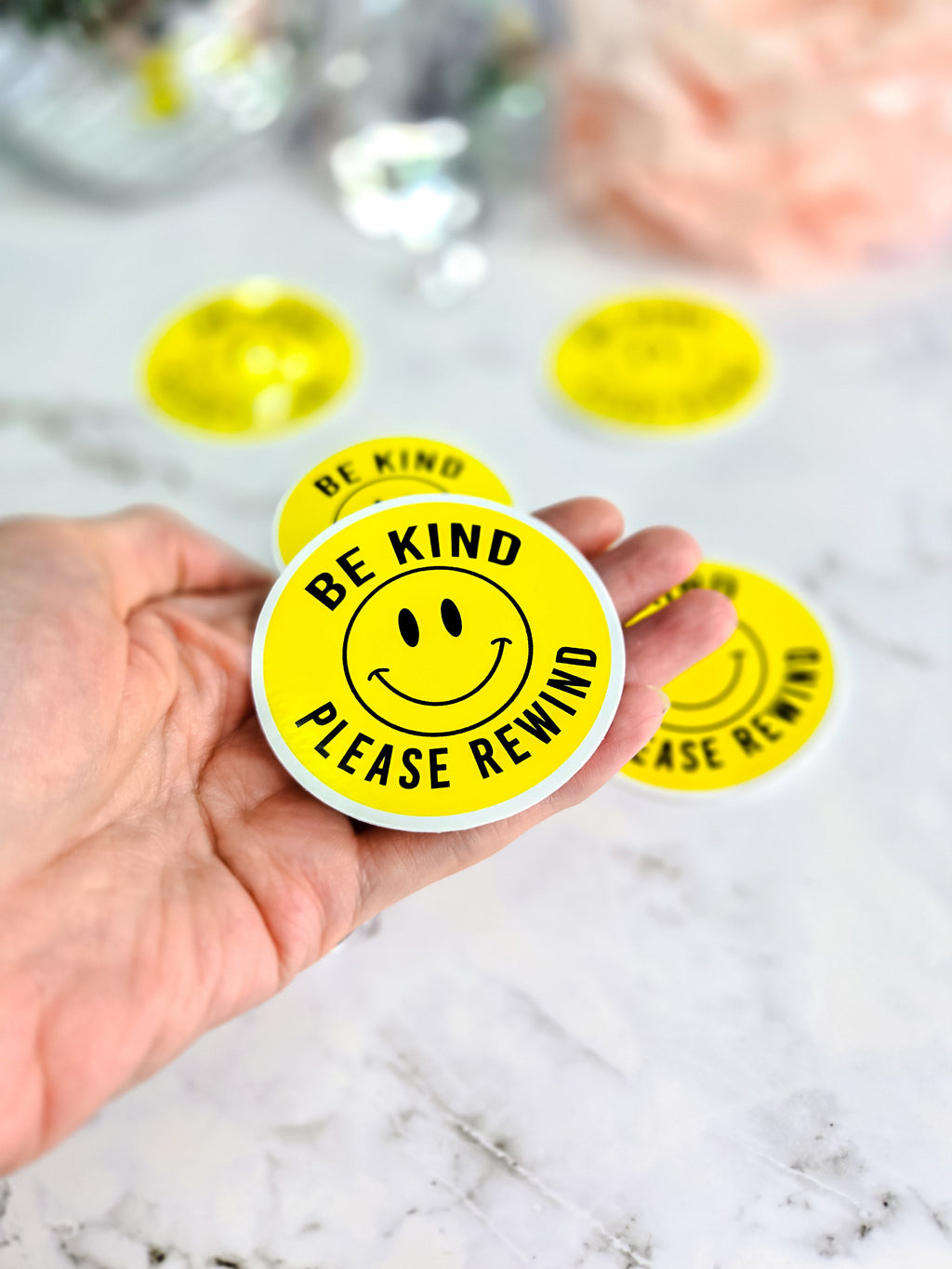 Be kind and rewind sticker