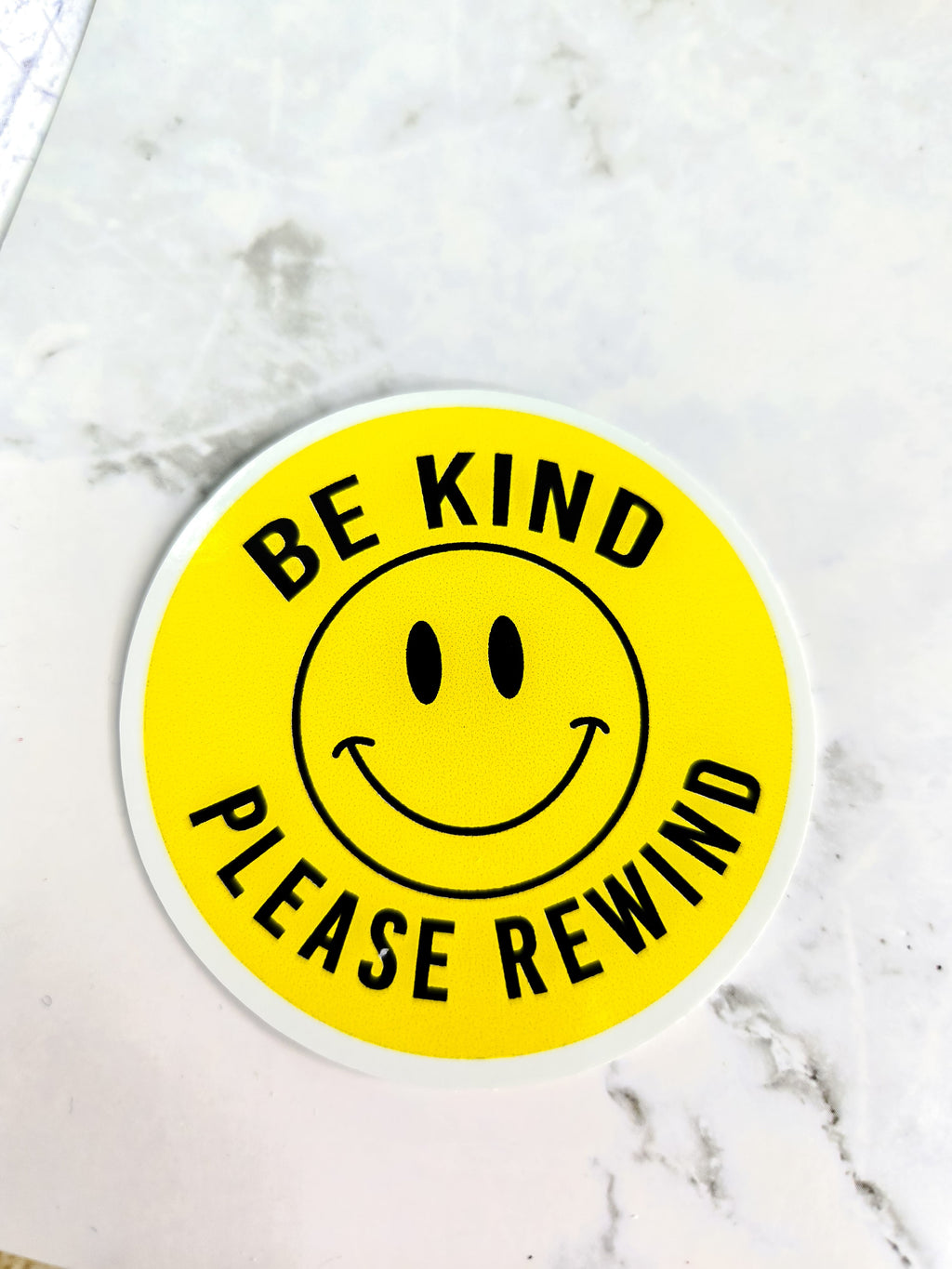 Be kind and rewind sticker