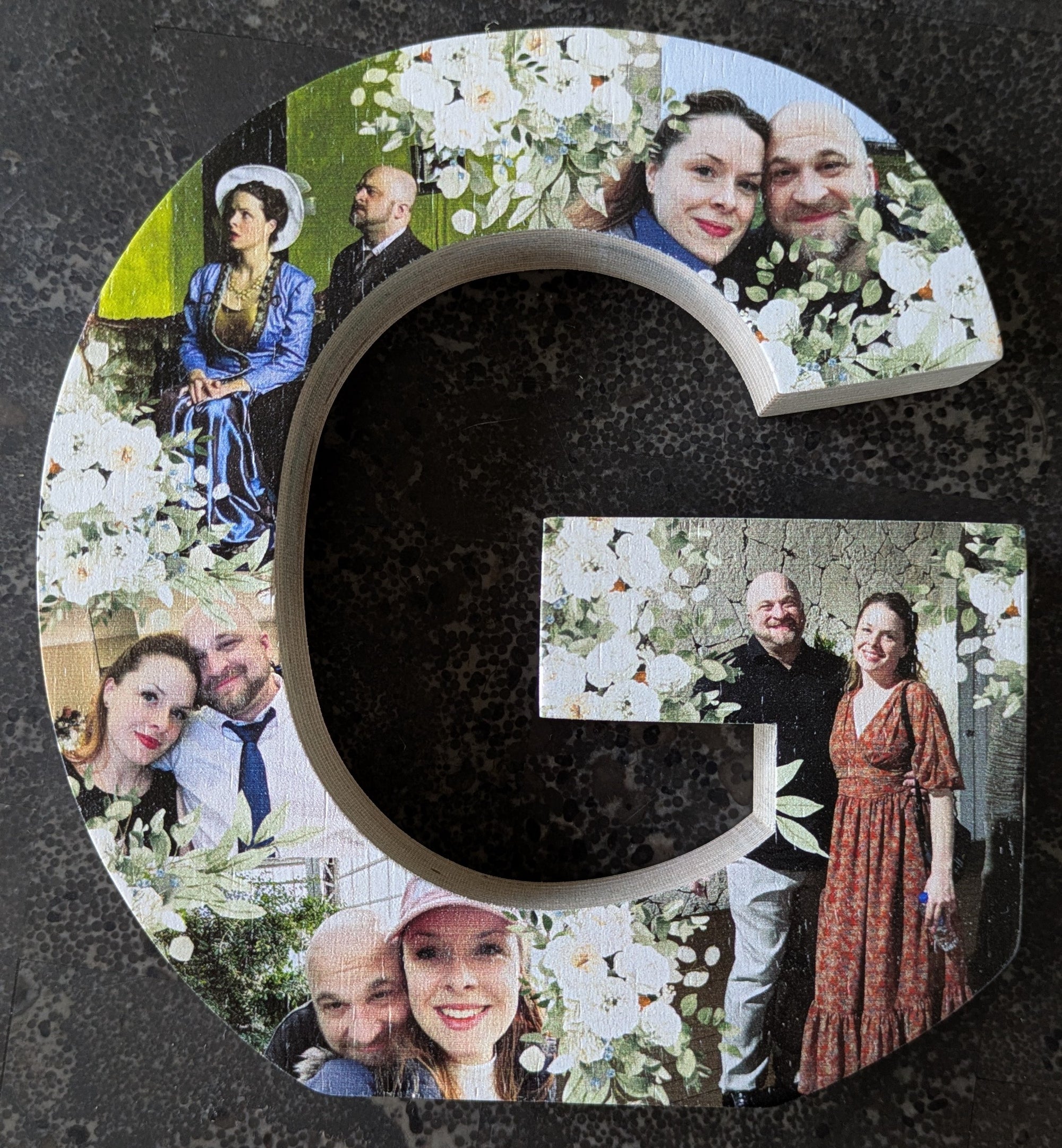 Personalized Photo Letter Stand, Customizable wedding gift