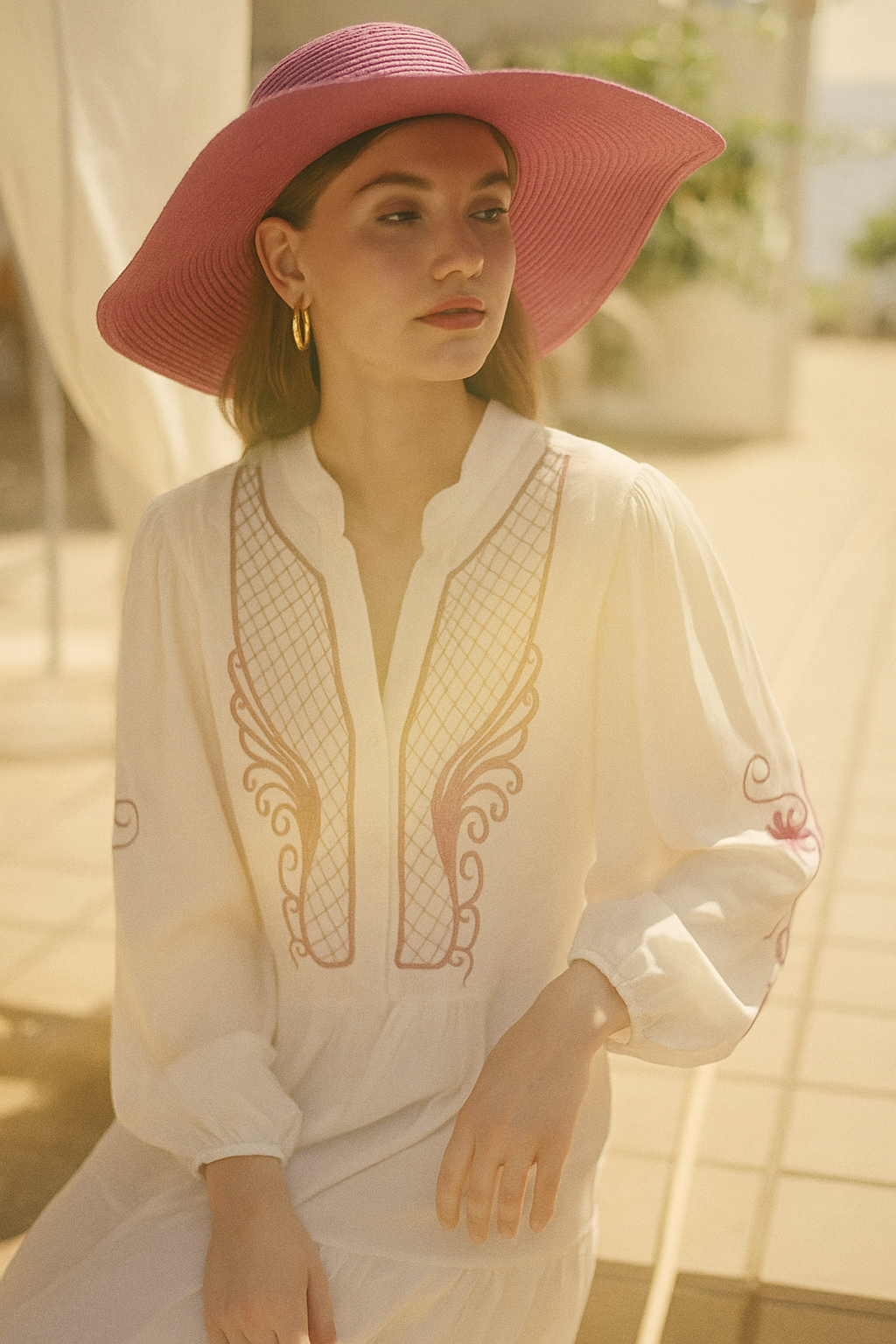 Phoenix Embroidery Dress