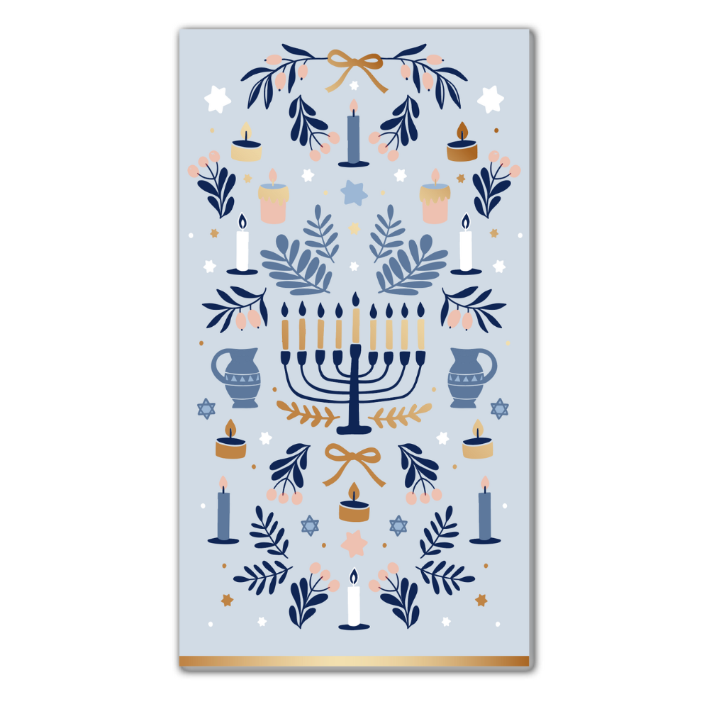 Modern Hanukkah Dinner Napkin