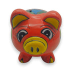 Colorful Talavera Piggy Bank | Mexican Ceramic Coin Holder