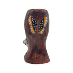 Talavera Lady Skull Planter | Colorful Day of the Dead Pot with Dog