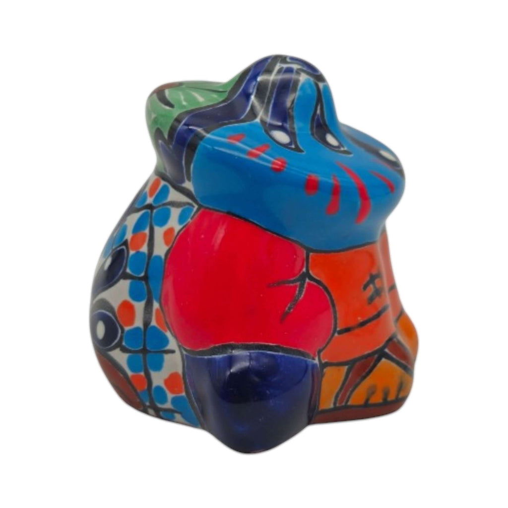 Small Talavera Panchito Figurine | Colorful Mexican Sleeping Man