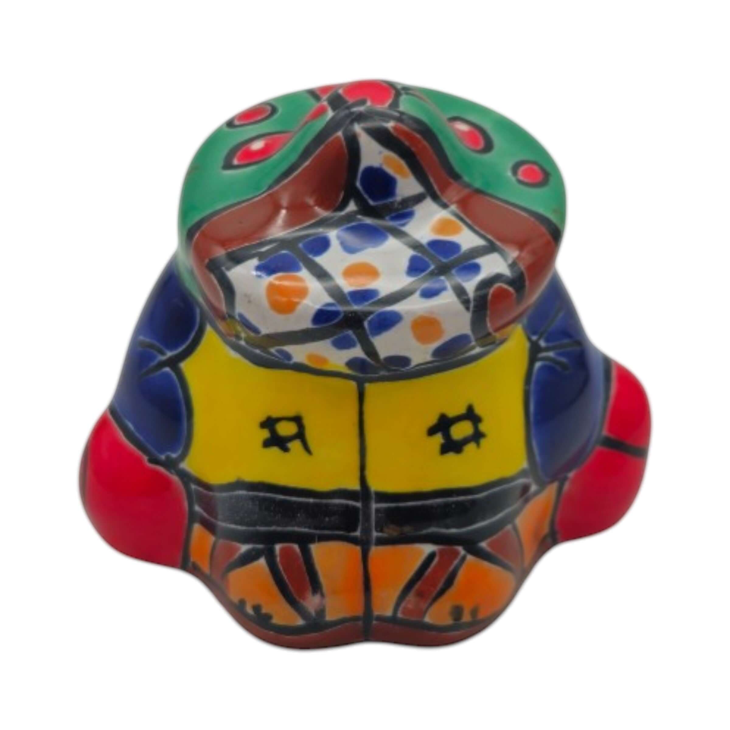 Small Talavera Panchito Figurine | Colorful Mexican Sleeping Man