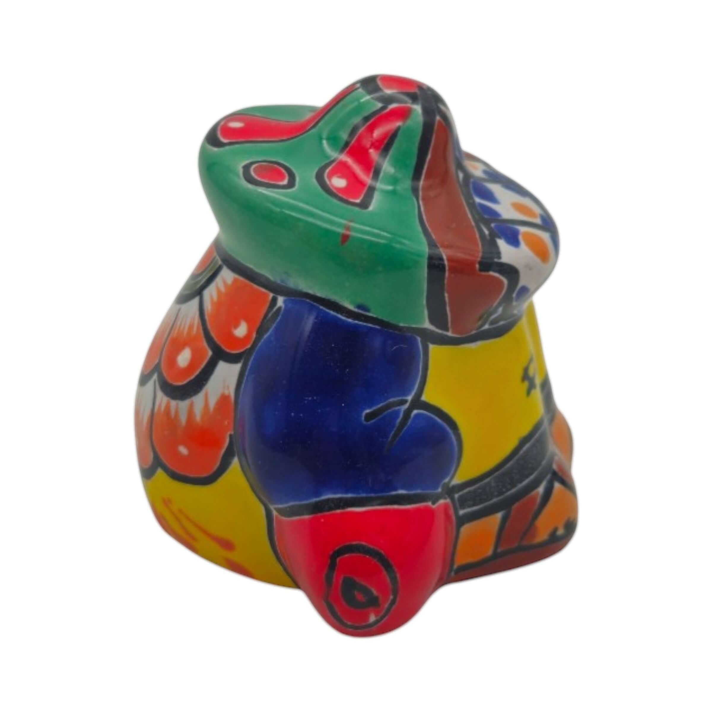 Small Talavera Panchito Figurine | Colorful Mexican Sleeping Man