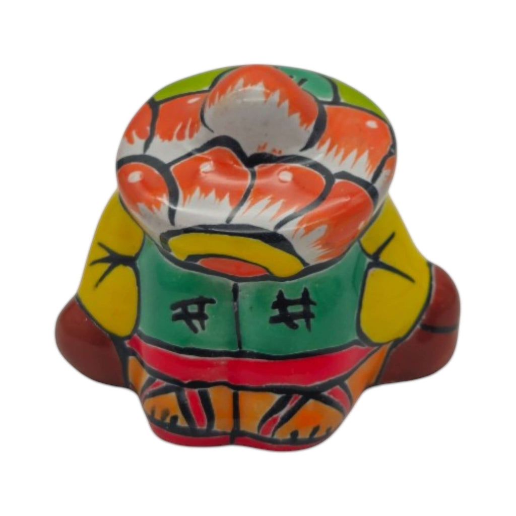 Small Talavera Panchito Figurine | Colorful Mexican Sleeping Man