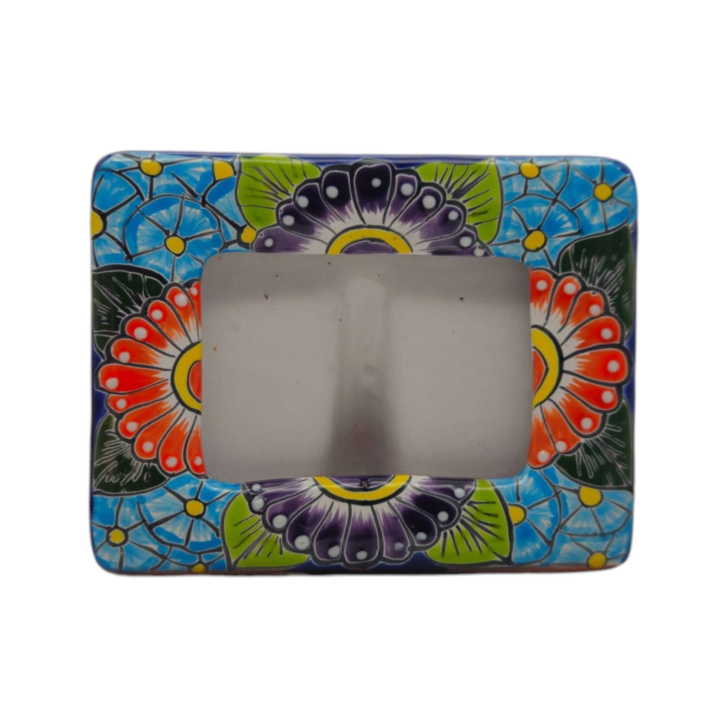 Talavera Picture Frame | Colorful Handcrafted Mexican Home Decor