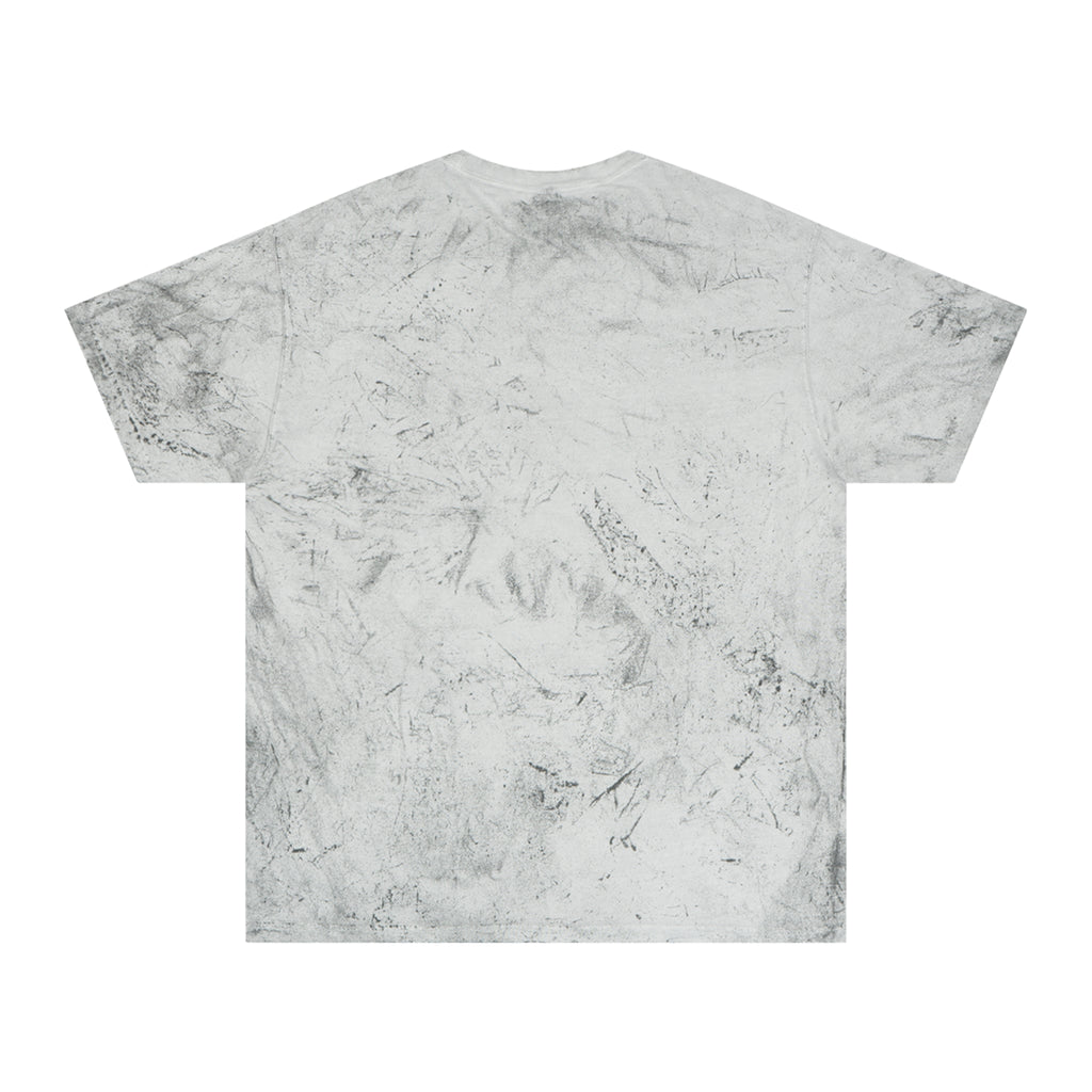 Francophone circular tye-dye tee shirt, retro unisex t-shirt for French language speakers