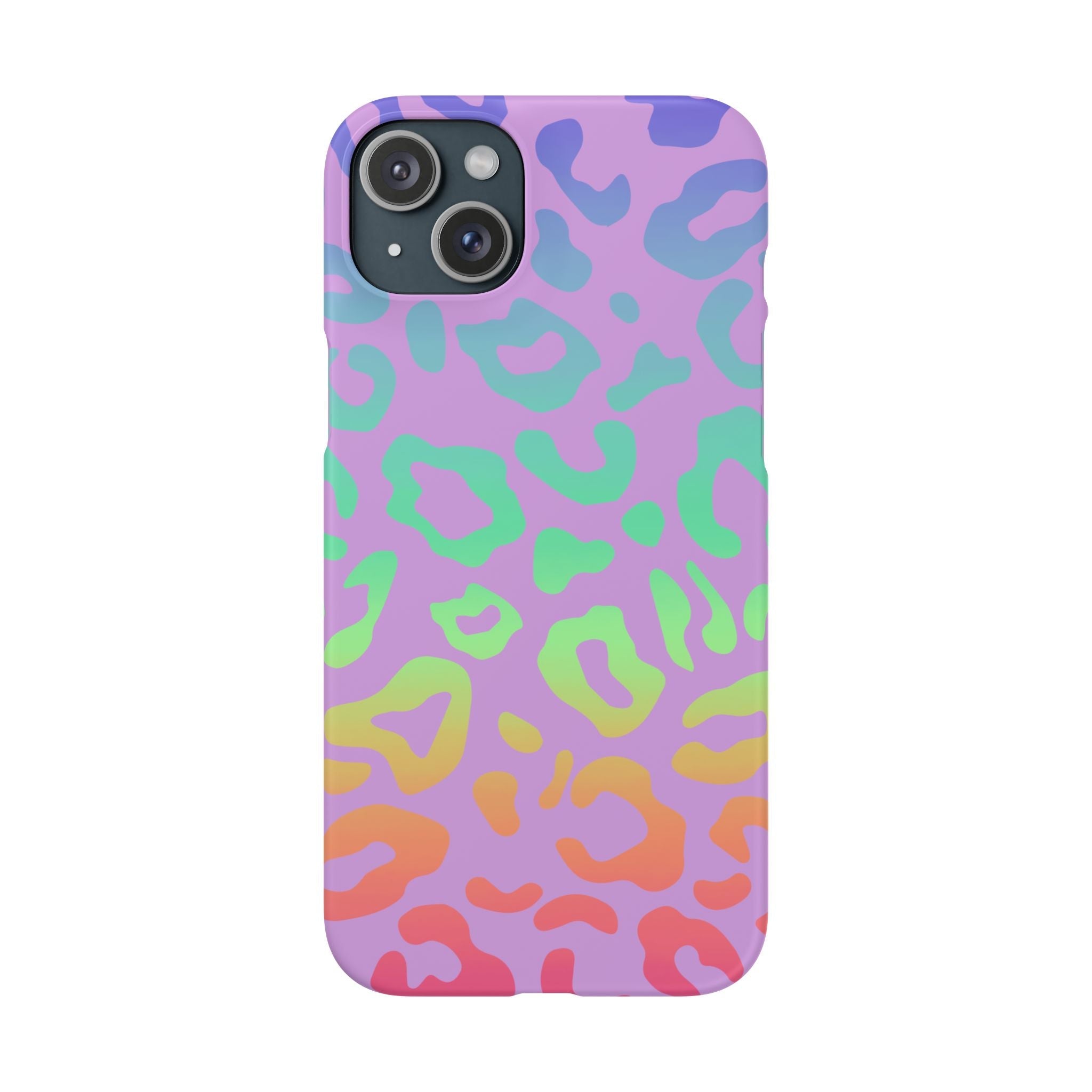 Bespattered Facade Rainbow Leopard Snap Case