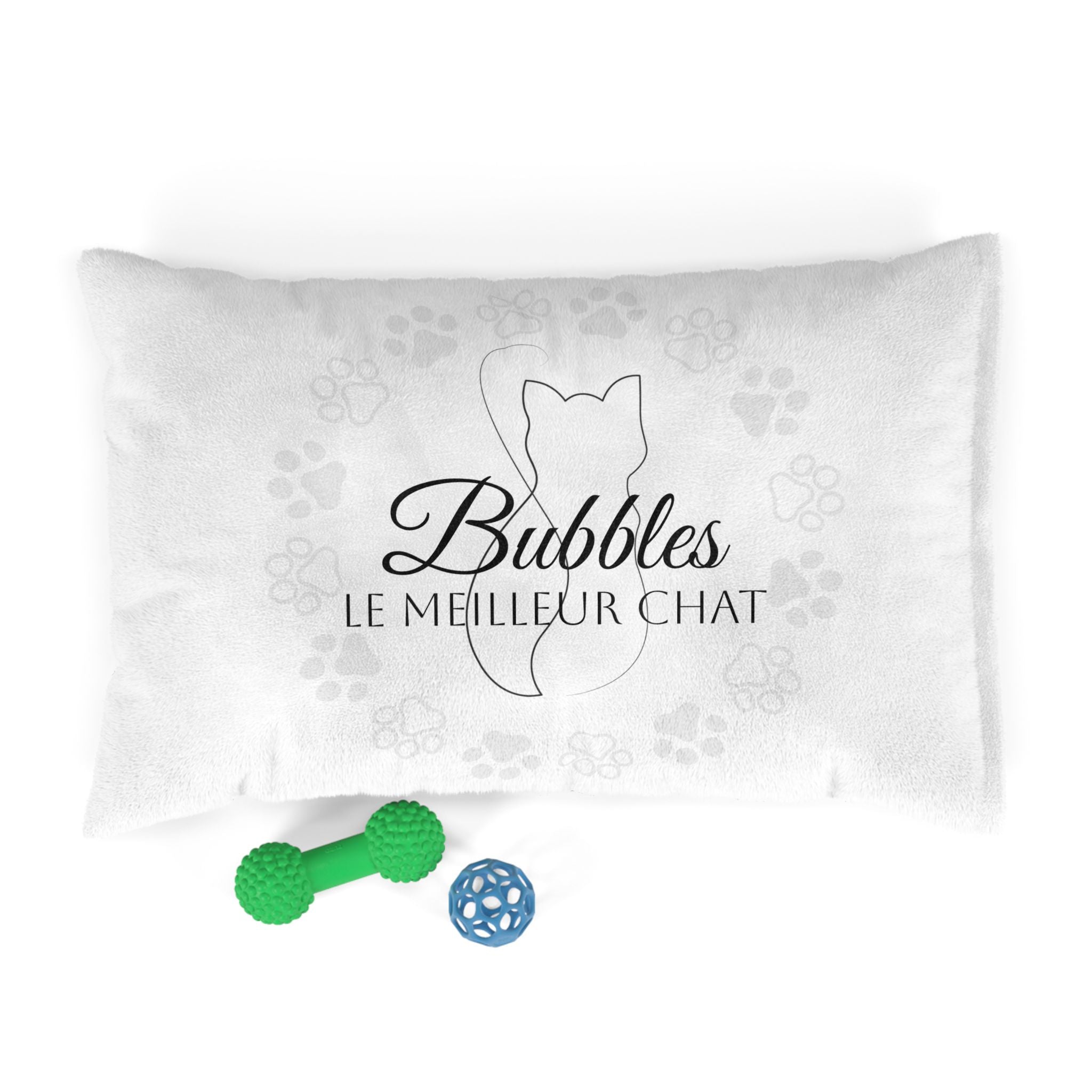 Custom French cat bed, Le meilleur chat