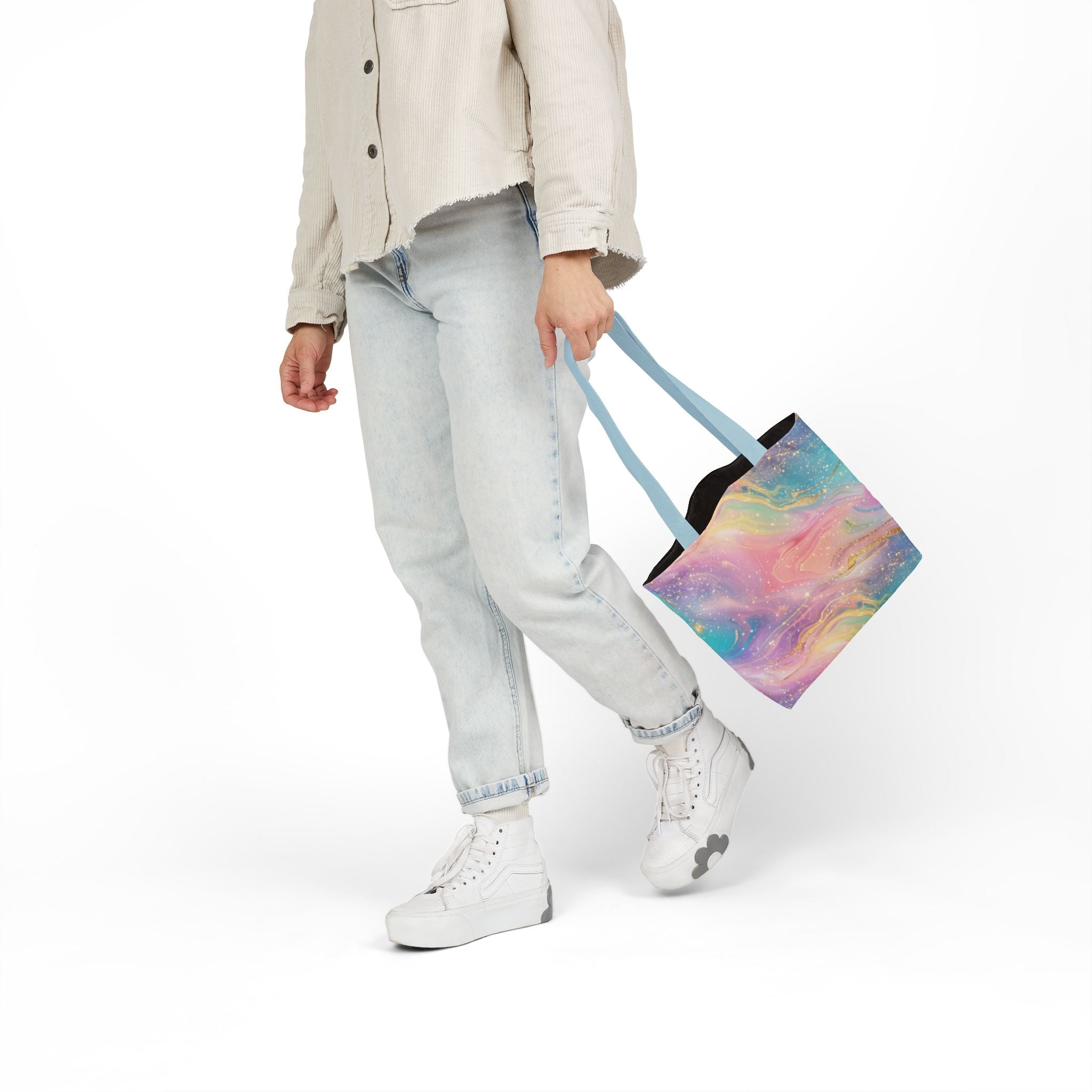 Bespattered Facade Pastel Dreams Canvas Tote Bag | 3 Sizes and 5 Strap Colors