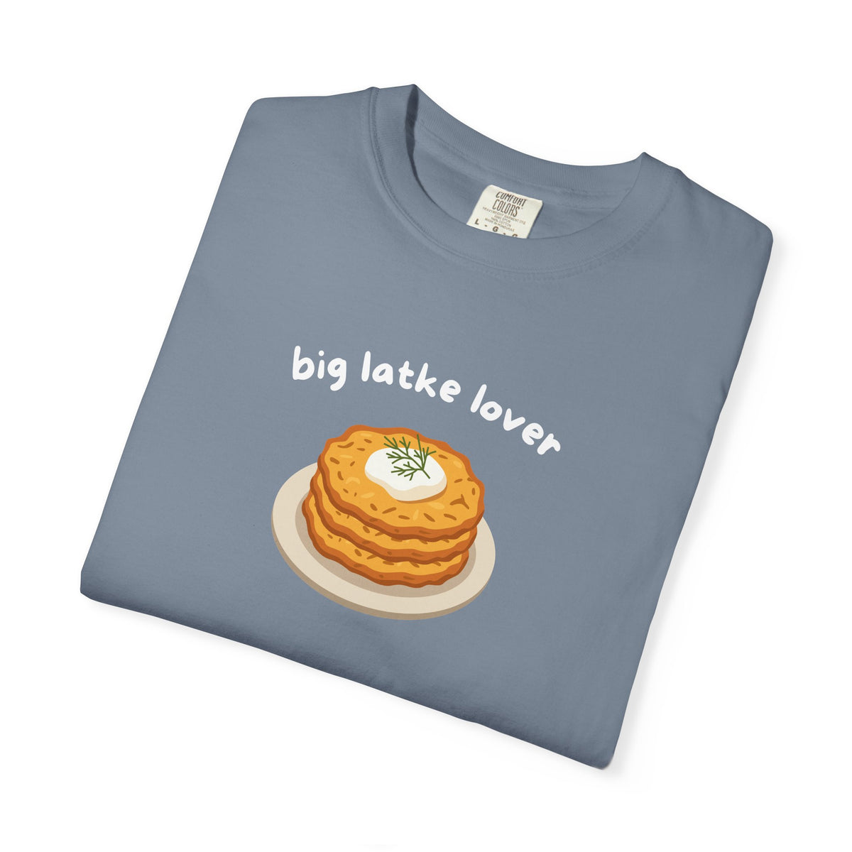 Big Latke Lover Potato Pancake Illustration T-Shirt