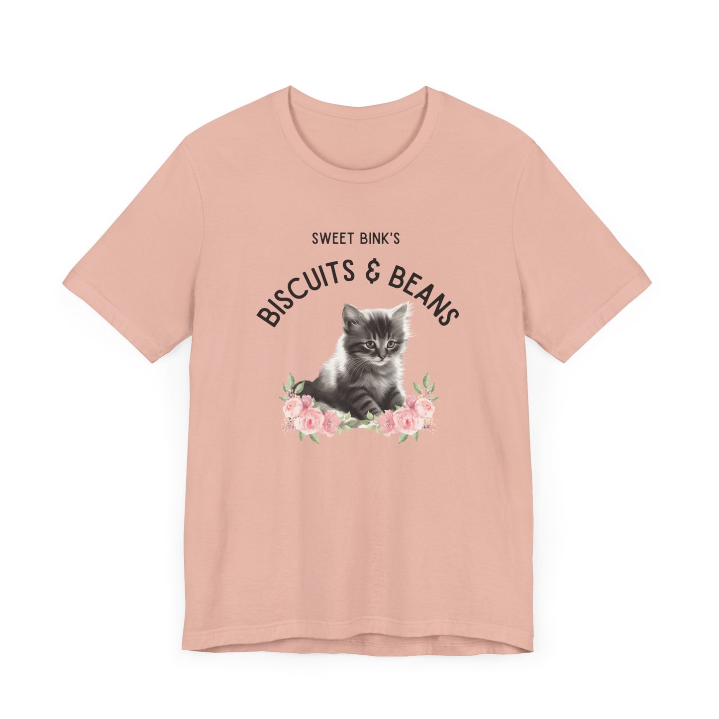 Sweet Bink's Biscuits and Beans cat tee