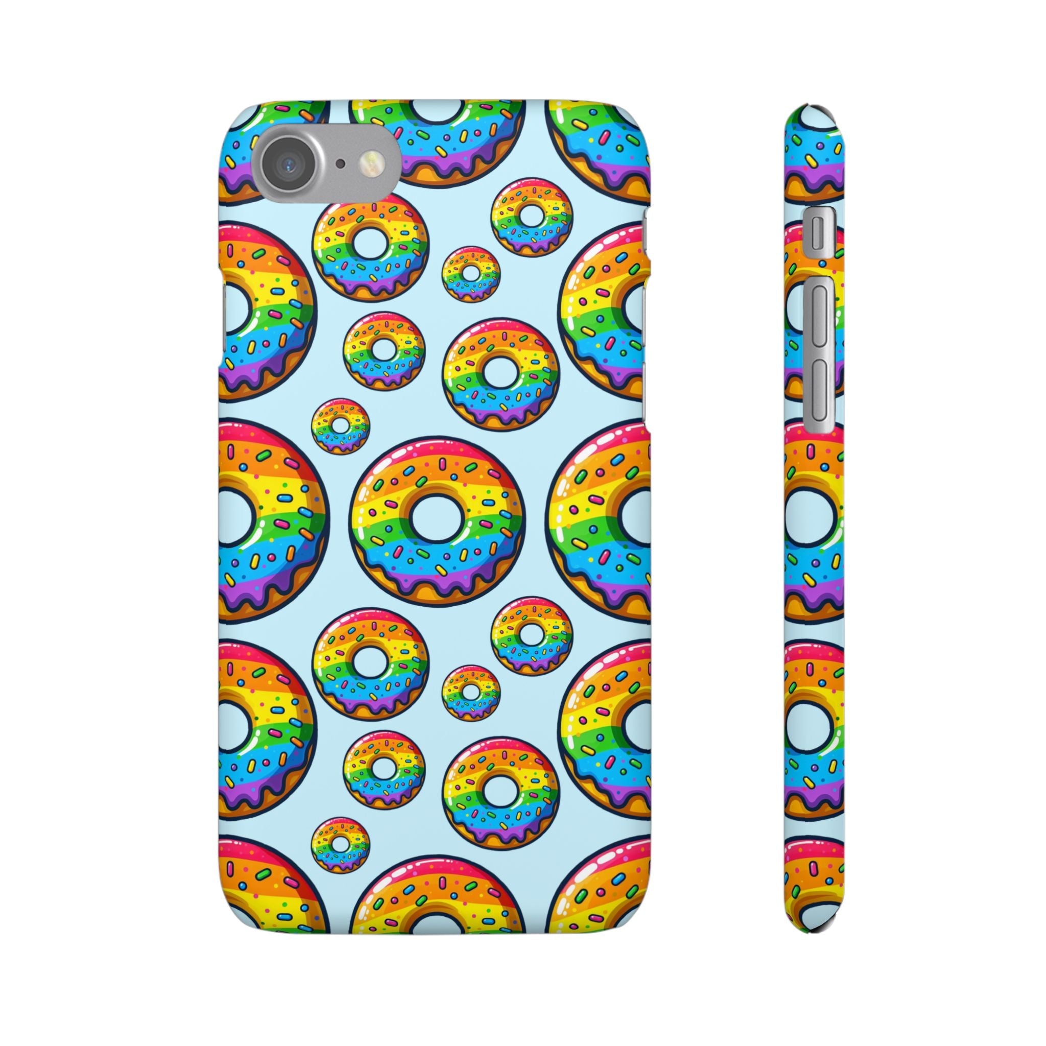 Bespattered Facade Rainbow Sprinkle Donut Snap Case