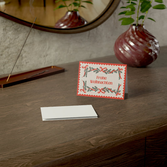 Cartes de vœux Frohe Weihnachten - Allemand "Joyeux Noël"