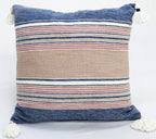 22" X 22" Throw Pillow for couch with Tassels Home Furnishings La Vie Bien 22" X 22" Throw Pillow for couch with Tassels
