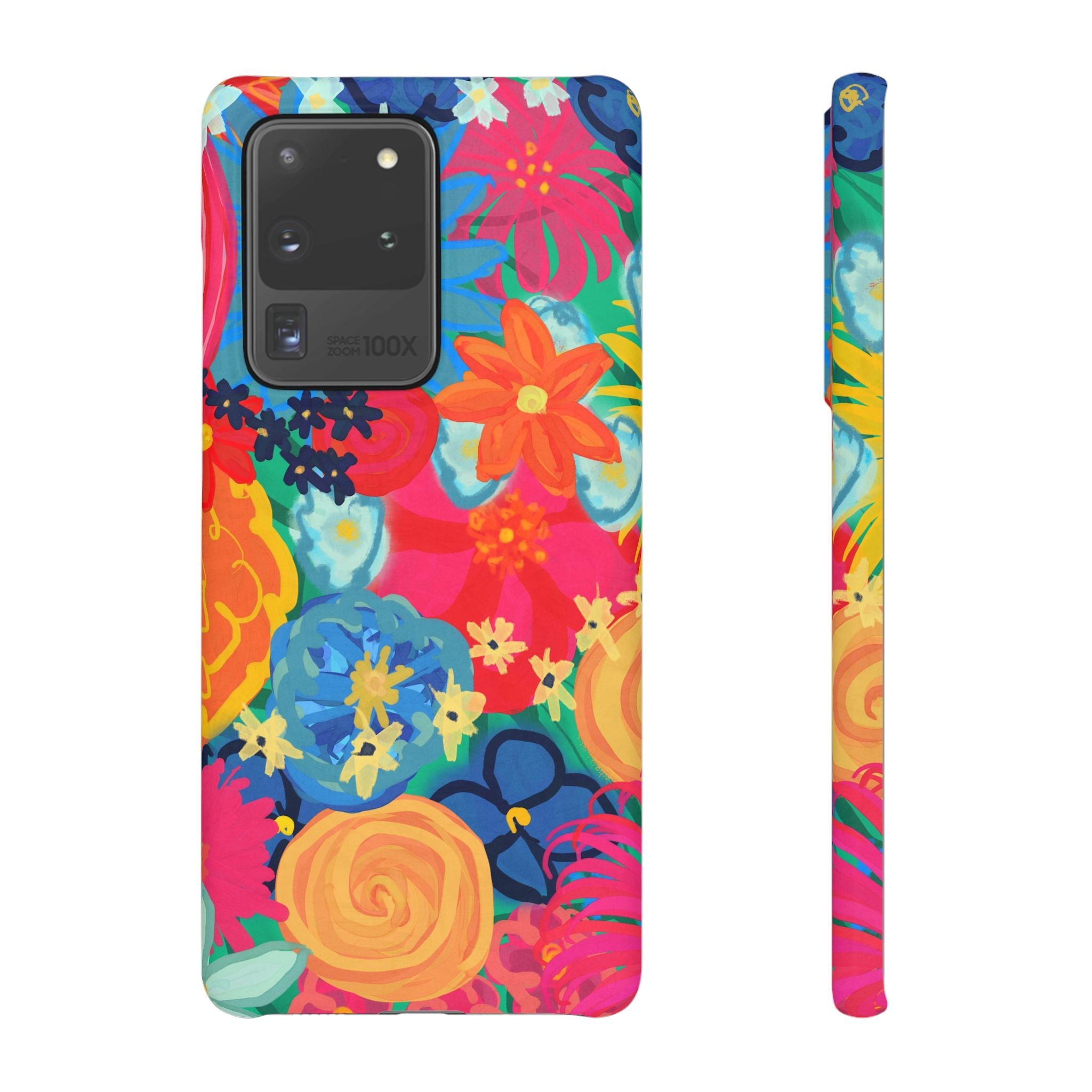 Bespattered Facade Bold Florals Snap Case