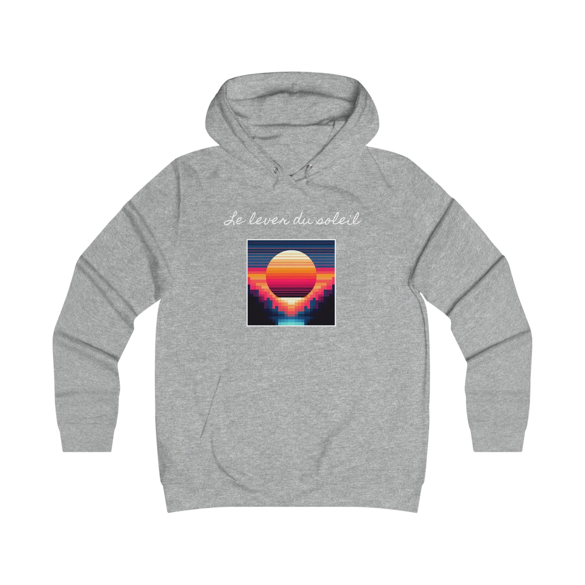 Lever du soleil sunrise French Hoodie