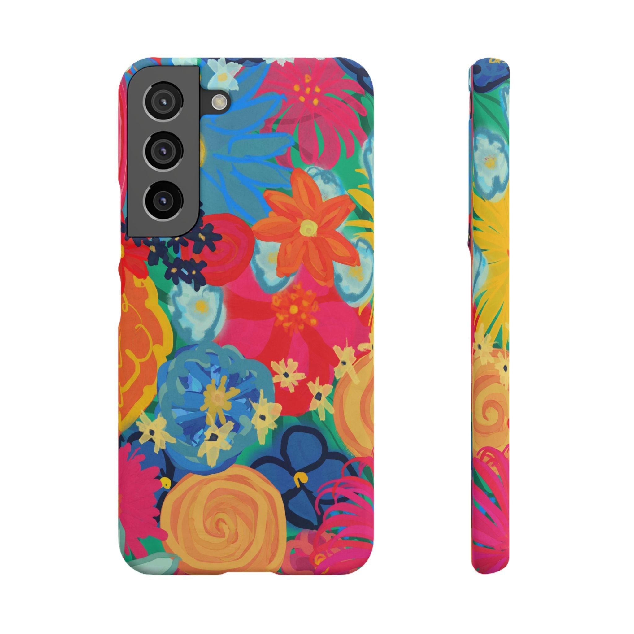 Bespattered Facade Bold Florals Snap Case
