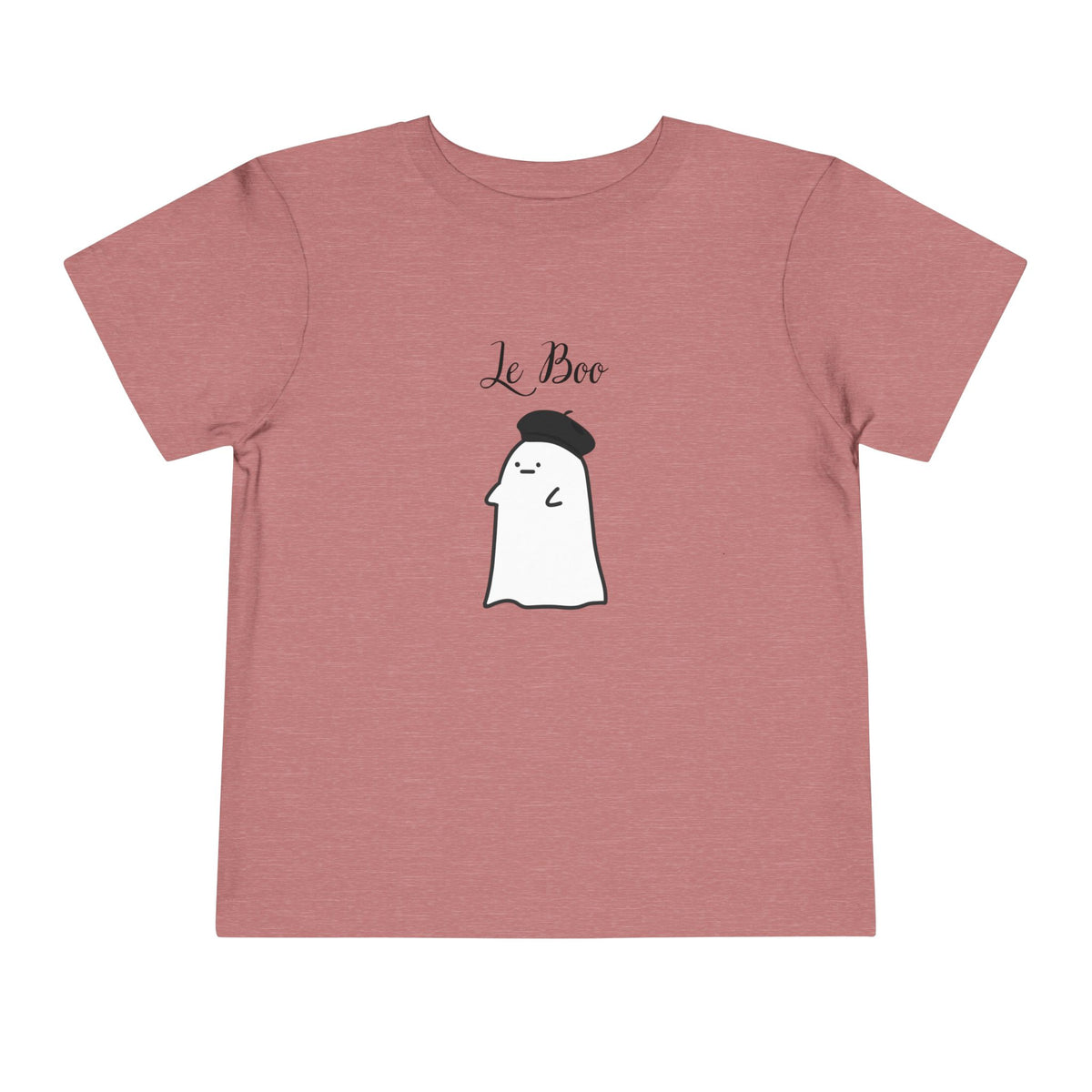 Le Boo French Ghost Toddler Tee, Cute Halloween Ghost Graphic Tee