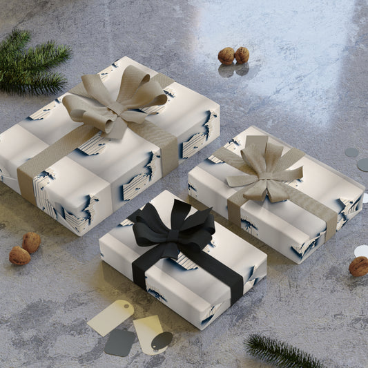 Michigan origami style Wrapping Paper