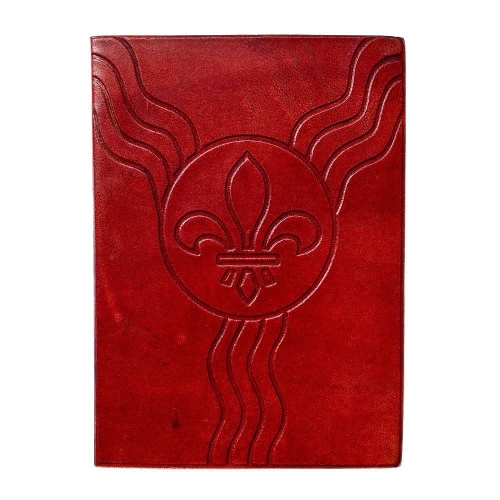 Embossed Leather Journal 6" x 8" - St. Louis City Flag