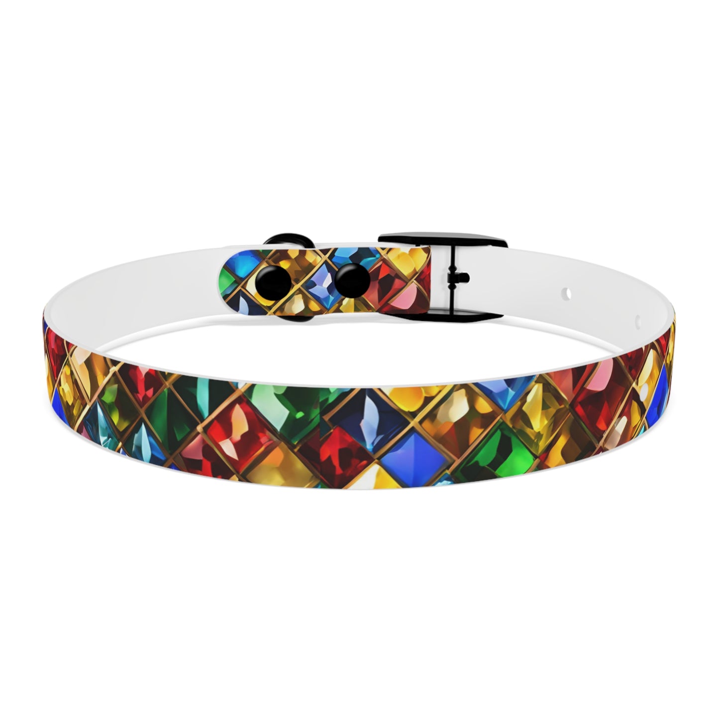 Collier pour chien à imprimé bijou