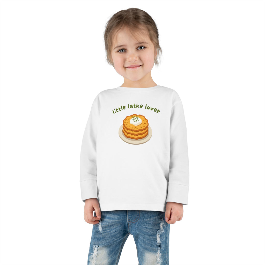 Little Latke Lover Potato Pancake Long Sleeve Tee