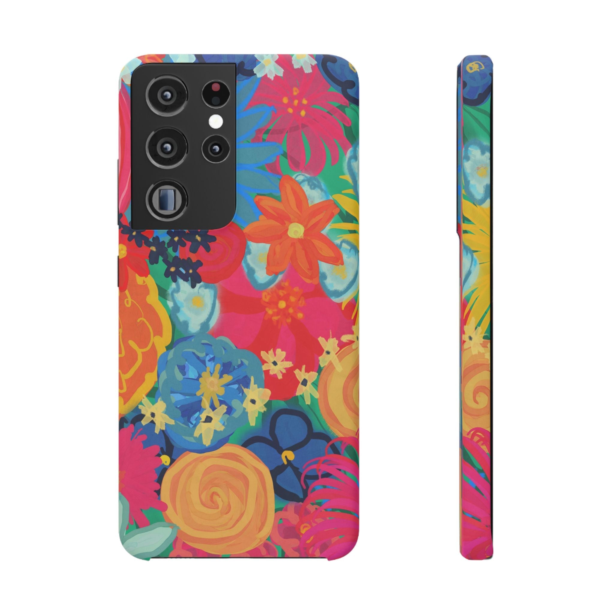 Bespattered Facade Bold Florals Snap Case