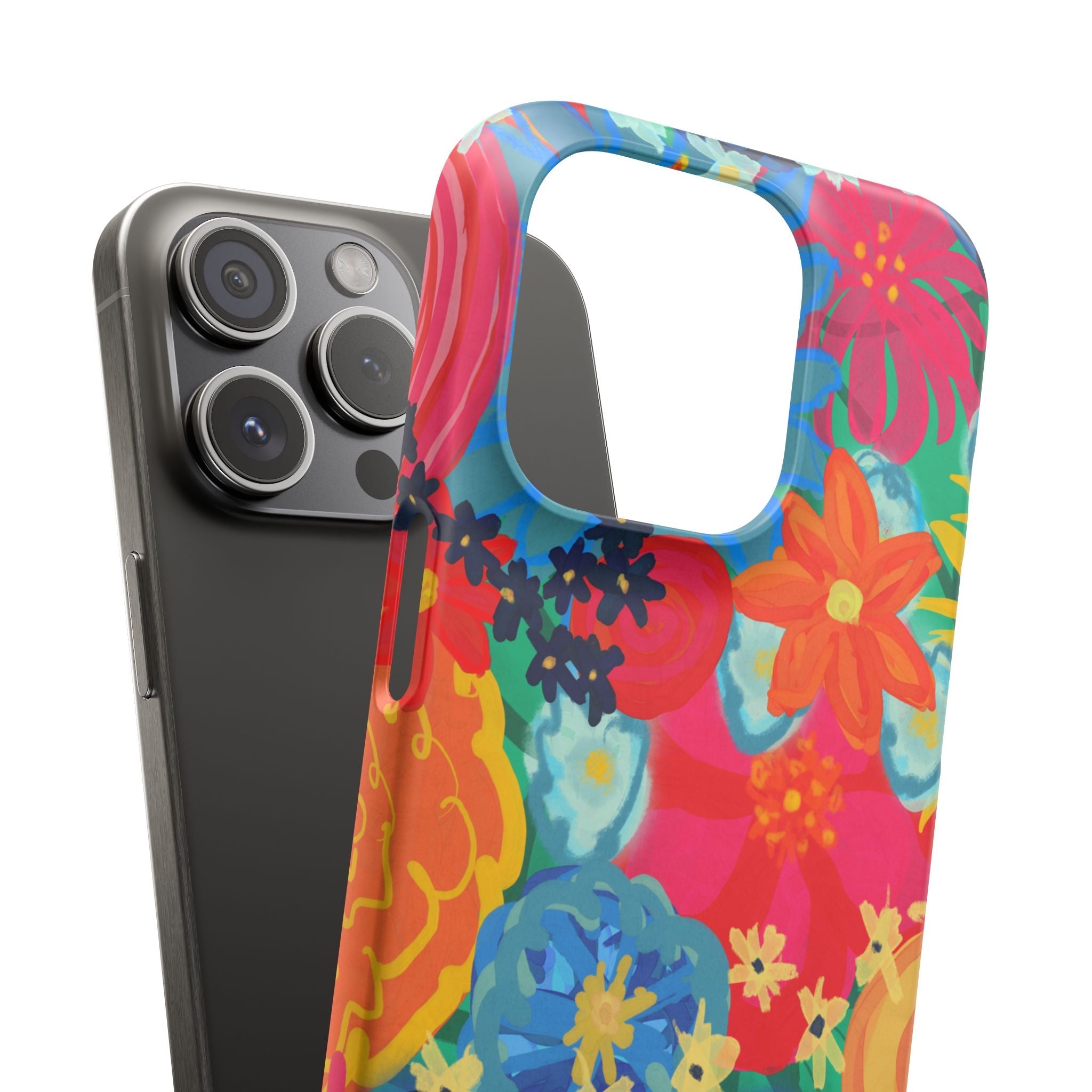 Bespattered Facade Bold Florals Snap Case
