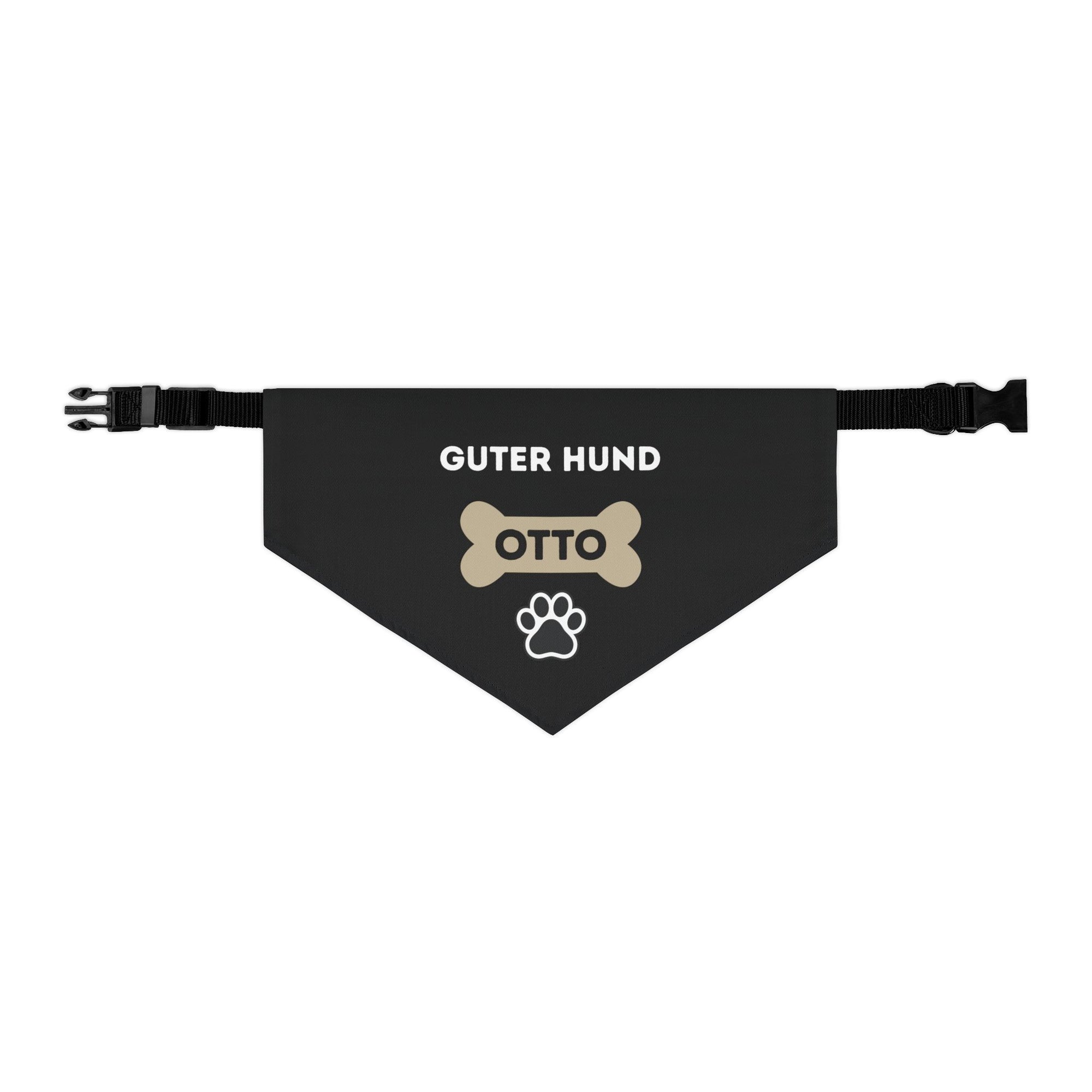 Guter hund German Personalized Black Dog bandana