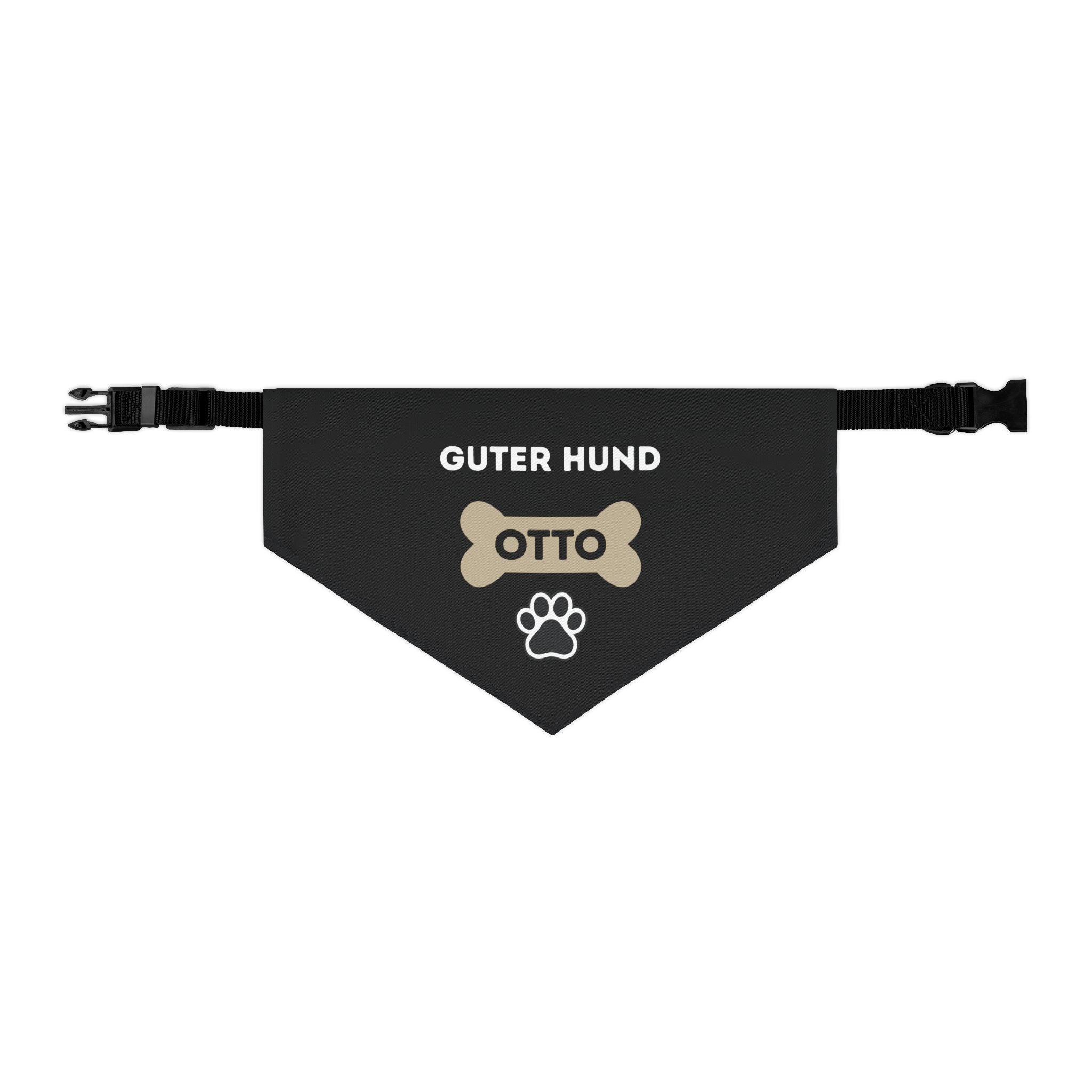 Guter hund German Personalized Black Dog bandana