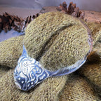 Scruffy Highland Cow Scarf Ring - Handmade in Scotland