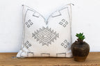 24" Nomad Diamond Moroccan Silk Pillow Throw Pillow La Vie Bien 24" Nomad Diamond Moroccan Silk Pillow