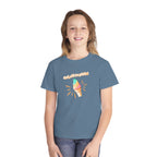 Oui, s'il te plait! yes, please Kids Ice cream Youth T Shirt Cute Rainbow Ice Cream Graphic with French Text